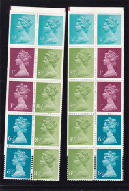 Великобританія Великобритания ^/--/^ Великобритания   1976 г MNH - HM QE-II -  стандарт - 2 /--/ а буклета / 2 /--/ а скана - зеркальное расположение марок ^_^^^ Великобританія 1976 MNH - HM QE-II - стандарт - 2 /--/ а буклета / 2 /--/ а скана - дзеркальне розташування марок - фото фото фото
