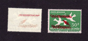 Освоєння космосу Освоение космоса ^/--/^ Космос .  Экваториальная Гвинея  1962 г MNH - двойная надпечатка - ^_^^^ Екваторіальна Гвінея 1962 MNH - подвійна наддрук - - фото фото фото