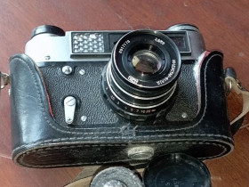 Вінтажні фотоапарати Винтажные фотоаппараты ^/--/^ СССР фотоаппарат ФЕД-5 ^_^^^ СРСР фотоапарат ФЕД-5 - фото фото фото