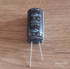 Конденсатори Конденсаторы ^/--/^ 10000 /--/ мкФ* 16 /--/ В.  Samwha 105°С. 10 /--/ шт ^_^^^ 10000 /--/ мкФ*16 /--/ В. Samwha 105°С. 10 /--/ шт - фото фото фото