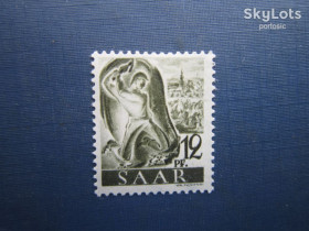 Інше Другое ^/--/^ Марка Германия Саар 1947 стандарт шахтёр 12 пф MH ^_^^^ Марка Німеччина Саар 1947 стандарт шахтар 12 пф MH - фото фото фото