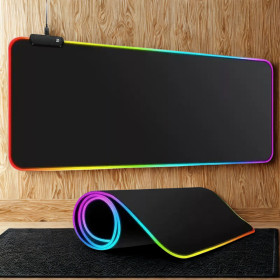 Килимки Коврики ^/--/^ Ігровий коврик для миші з RGB-підсвіткою — 70×30 см, текстиль, USB ^_^^^ Игровой коврик для мыши с RGB-подсветкой — 70×30 см, текстиль, USB - фото фото фото