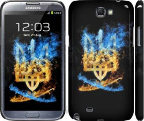 Чохли, бампера Чехлы, бампера ^/--/^ Чехол на Samsung Galaxy Note 2 N /--/ 7100 Герб 1635 /--/ m-17 - фото фото фото