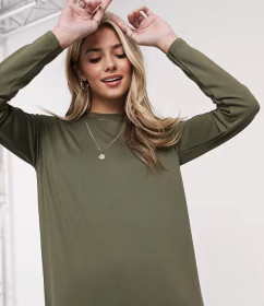 Футболки Футболки ^/--/^ Футболка oversize с драпировкой на спине оливковая &amp;apos;Asos&amp;apos; 48 /--/ р ^_^^^ Футболка oversize з драпируванням на спині оливкова &amp;apos;Asos &amp;apos; 48 /--/ р - фото фото фото