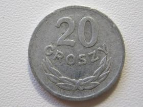 - року - года ^/--/^ Польша 20 грошей 1968 года 33697 ^_^^^ Польща 20 грошей 1968 року 33697 - фото фото фото