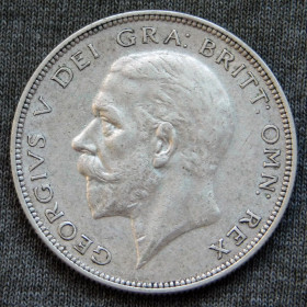 Георг V (-) Георг V (-) ^/--/^ Монета - Великобританія - 1/2 Пол кроны - 1936 - George V  - срібло - шикарний стан !!! ^_^^^ Монета - Великобритания - 1/2 Пол кроны - 1936 - George V - серебро - шикарное состояние!!! - фото фото фото