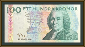Скандинавія Скандинавия ^/--/^ Швеция 100 крон 2009 P-65  (65 /--/ c.3) UNC ^_^^^ Швеція 100 крон 2009 P-65 (65 /--/ c.3) UNC - фото фото фото