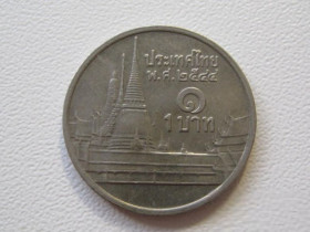 Таїланд Таиланд ^/--/^ Таиланд 1 бат 2001 года 34023 ^_^^^ Таїланд 1 бат 2001 року 34023 - фото фото фото