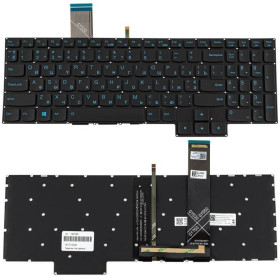 Клавіатури Клавиатуры ^/--/^ Клавиатура для ноутбука LENOVO (Legion: 5-15 series), ukr, black, без фрейма,  подсветка клавиш (BLU ^_^^^ Клавіатура для ноутбука LENOVO (Legion: 5-15 series), ukr, black, без фрейму, підсвічування клавіш (BLU - фото фото фото