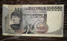 Італія, Ватикан Италия, Ватикан ^/--/^ ITALY Італія 10000 лір 6 января 25.08 1976, 06.09 1980, sign.Ciampi &amp; Stevani ^_^^^ ITALY Италия 10000 лир 6 января 25.08 1976, 06.09 1980, sign. Ciampi &amp; Stevani - фото фото фото
