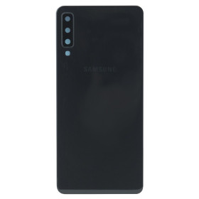 Корпуса на Samsung Корпуса на Samsung ^/--/^ Задня частина корпусу Samsung Galaxy A /--/ 7 2018 SM-A /--/ 750 Black  (з склом камери) ^_^^^ Задняя часть корпуса Samsung Galaxy A /--/ 7 2018 SM-A /--/ 750 Black (со стеклом камеры) - фото фото фото