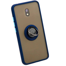 Чохли, бампера Чехлы, бампера ^/--/^ Чохол Fiji Colorframe для Xiaomi Redmi 8 /--/ A матовий бампер з кільцем підставкою Dark Blue ^_^^^ Чехол Fiji Colorframe для Xiaomi Redmi 8 /--/ A матовый бампер с кольцом подставкой Dark Blue - фото фото фото
