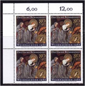 НДР, ФРН ГДР, ФРГ ^/--/^ Германия  1968 г MNH - квартблок - ^_^^^ Німеччина 1968 MNH - квартблок - фото фото фото
