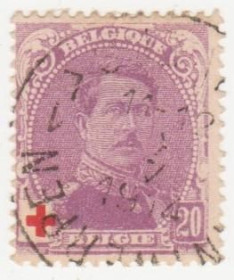 Бенілюкс Бенилюкс ^/--/^ Бельгия 1914  г. № 109 гашеная ^_^^^ Бельгія 1914 р. No 109 гашена - фото фото фото