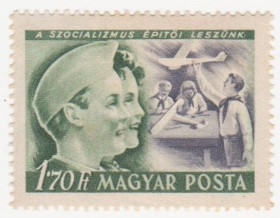 Угорщина Венгрия ^/--/^ Венгрия  1950  г. № 1131 ** ^_^^^ Угорщина 1950 No 1131 ** - фото фото фото