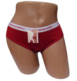 Труси Трусы ^/--/^ Трусы в рубчик Careuokin 6954 XL красные ^_^^^ Труси в рубчик Careuokin 6954 XL червоні - фото фото фото