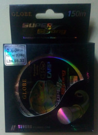 Ліски, шнури, повідці Лески, шнуры, поводки ^/--/^ Леска Globe Super Strong 0,60 мм, 150 м  (новая) ^_^^^ Ліска Globe Super Strong 0,60 мм, 150 м (нова) - фото фото фото