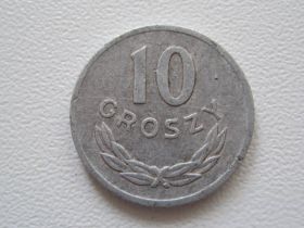 - року - года ^/--/^ Польша 10 грошей 1973 года MW #14609 ^_^^^ Польща 10 грошей 1973 MW #14609 - фото фото фото