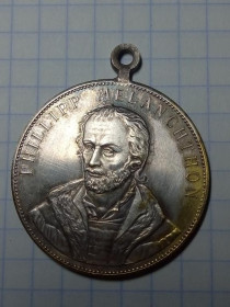 Інше Другое ^/--/^ медаль в честь дня рождения 1497-1897 Филипп Меланхтон ^_^^^ медаль на честь дня народження 1497-1897 Філіп Меланхтон - фото фото фото