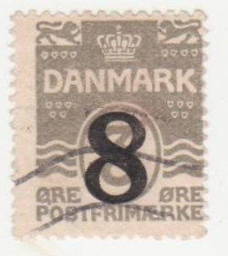 Скандинавія Скандинавия ^/--/^ Дания 1921  г..№ 118 гашеная ^_^^^ Данія 1921 р. No 118 гашена - фото фото фото