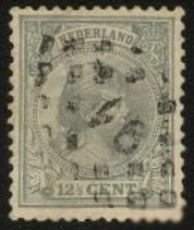 Інші країни Другие страны ^/--/^ Голландия 1891 г. №  38  гашеная ^_^^^ Голландія 1891 р. No 38 гашена - фото фото фото