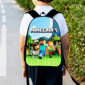 Рюкзаки, сумки Рюкзаки, сумки ^/--/^ Рюкзак детский майнкрафт &amp;quot;Minecraft&amp;quot; 34 /--/ х /--/ 27 /--/ см,городской ранец для мальчика с принтом (00310 ^_^^^ Рюкзак дитячий майнкрафт &amp;quot;Minecraft &amp;quot; 34 /--/ х /--/ 27 /--/ см,міський ранець для хлопчика з принтом (0319) - фото фото фото