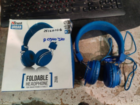 Навушники Наушники ^/--/^ Наушники Trust Ziva Foldable Blue 21823 № 25060106 ^_^^^ Навушники Trust Ziva Foldable Blue 21823 No 25060106 - фото фото фото