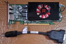 Відеокарти Видеокарты ^/--/^ відеокарта  Dell Radeon RX 550  низькопрофільна робоча ^_^^^ видеокарта Dell Radeon RX 550 низкопрофильная рабочая - фото фото фото