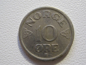 Норвегія Норвегия ^/--/^ Норвегия 10 эре 1954 года #35190 ^_^^^ Норвегія 10 ере 1954 #35190 - фото фото фото