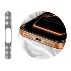 Навушники Наушники ^/--/^ Сітка захисна для iPhone 17 Air металева наклейка стікер фільтр від пилу подряпин срібляста ^_^^^ Сетка защитная для iPhone 17 Air металлическая наклейка стикер фильтр от пыли царапин серебристая - фото фото фото