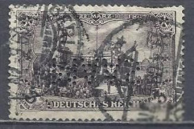 Німецька імперія (-) Германская империя (-) ^/--/^ Германия 1902-04 стандарт  памятник Вильгельму I 1 /--/ м.гаш. ^_^^^ Німеччина 1902-04 стандарт пам'ятник Вільгельму I 1 /--/ м.гаш. - фото фото фото