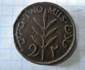 Інші країни Другие страны ^/--/^ Палестина 2 милс 1927 год ^_^^^ Палестина 2 мілс 1927 - фото фото фото