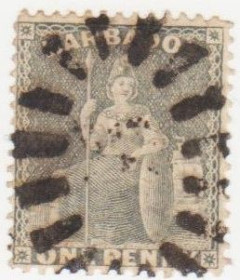 Північна Америка Северная Америка ^/--/^ Барбадос  1874 г..№ 25 гашеная ^_^^^ Барбадос 1874 р. No 25 гашена - фото фото фото