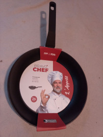 Сковорідки Сковородки ^/--/^ Сковорода 26 см Bravo Chef L&amp;apos;Appetit Нова для всіх видів плит ^_^^^ Сковорода 26 см Bravo Chef L&Appetit Новая для всех видов плит - фото фото фото