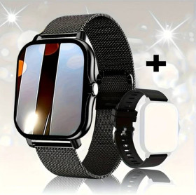 Розумні годинники (Smart watch) Умные часы (Smart watch) ^/--/^ Смарт часы чорные Lige Y /--/ 13 с двумя ремешками ^_^^^ Смарт годинник чорні Lige Y /--/ 13 з двома ремішками - фото фото фото