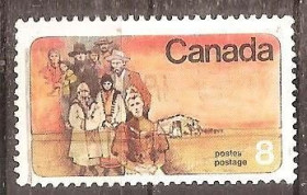 Північна Америка Северная Америка ^/--/^ Канада 1974 Sc.643 гаш. - фото фото фото