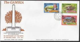 Гамбія Гамбия ^/--/^ Гамбия 1971 ЭКСПЕДИЦИЯ МУНГО ПАРКА ИССЛЕДОВАТЕЛЬ ПЕРВООТКРЫВАТЕЛЬ ЗНАМЕНИТОСТЬ КПД Mi.261-263 ^_^^^ Гамбія 1971 ЕКСПЕДИЦІЯ МУНГО ПАРКУ ДОСЛІДЖУВАЛЬ ПЕРВООТКРИТЕЛЬ ЗНАМЕНІТНІСТЬ ККД Mi.261-263 - фото фото фото