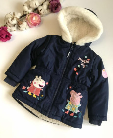 Куртки, плащі Ветровки, плащи ^/--/^ Куртка Peppa Pig. Плотна. Холодна Осінь/Весна. 2/3 роки. Ріст 98 см ^_^^^ Куртка Peppa Pig Плотна. Холодная Осень/Весна. 2/3 лет. Рост 98 см - фото фото фото