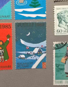 Мистецтво Искусство ^/--/^ Гренландия Рождество 1989 ^_^^^ Гренландія Різдво 1989 - фото фото фото