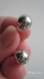 Сережки Серьги ^/--/^ серьги гвоздики, серьги пусеты, серьги шарики, под серебро ^_^^^ сережки гвоздики, сережки пусети, сережки кульки, під срібло - фото фото фото