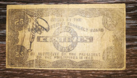 Філіппіни Филиппины ^/--/^ PHILIPPINES Филиппины Бохол 25 сентаво 1942 оккупация Японией. 2-й выпуск ^_^^^ Філіппіни Бохол 25 сентаво 1942 окупація Японією. 2-й випуск - фото фото фото