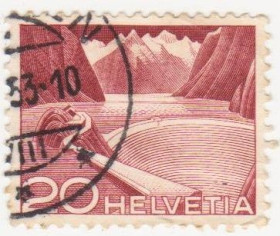 Швейцарія Швейцария ^/--/^ Швейцария 1949  г. № 527 гашеная ^_^^^ Швейцарія 1949 р. No 527 гашена - фото фото фото