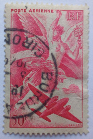 Франція Франция ^/--/^ Франция 1946-1947 Авиапочта, гашеная ^_^^^ Франція 1946-1947 Авіапошта, гашена - фото фото фото