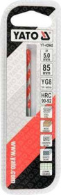 Інші інструменти Другие инструменты ^/--/^ Сверло универсальне YATO : YG /--/ 8, HRC 90-92,  6 мм, l 100 мм YT-43943 ^_^^^ Свердло універсальне YATO: YG /--/ 8, HRC 90-92, 6 мм, l 100 мм YT-43943 - фото фото фото