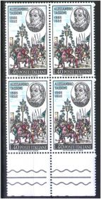 Італія, Ватикан Италия, Ватикан ^/--/^ ZM Италия 1965 г MNH квартблок ^_^^^ 1965 Італія MNH квартблок - фото фото фото
