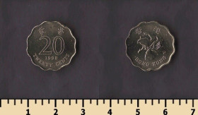 Інші країни Другие страны ^/--/^ Гонконг 20 центов 1998 ^_^^^ Гонконг 20 центів 1998 - фото фото фото