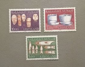 Мистецтво Искусство ^/--/^ Гренландия Искусство 1988 ^_^^^ Гренландія Мистецтво 1988 - фото фото фото