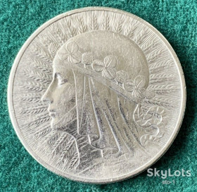 - року - года ^/--/^ 10 злотых 1932 год Королева Ядвига Серебро Ag 750 22 грамма ^_^^^ 10 злотих 1932 рік Королева Ядвіга Срібло Ag 750 22 грама - фото фото фото