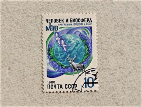 СРСР - СССР - ^/--/^ Поштова марка СССР &amp;quot; Програма ЮНЕСКО &amp;quot; 1986 рік ^_^^^ Почтовая марка СССР &amp;quot; Программа ЮНЕСКО &amp;quot; 1986 год - фото фото фото