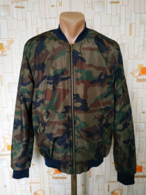 Куртки Куртки ^/--/^ Куртка демісезонна. Бомбер тип МА-1 камуфляж PULL &amp; BEAR унісекс p-p S ^_^^^ Куртка демисезонная. Бомбер тип МА-1 камуфляж PULL & BEAR унисекс p-p S - фото фото фото